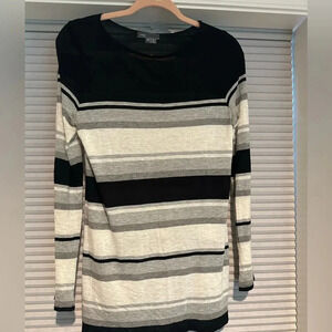 Long sleeve striped tissue tee from Vince C-8